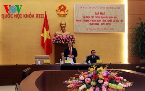 Meetings with NA deputies of different generations across Vietnam - ảnh 1